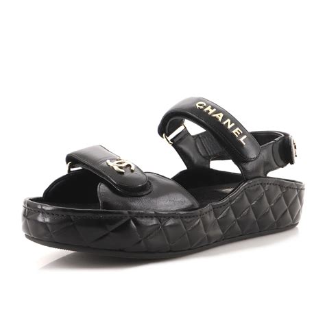 chanel 3 strap sandals|chanel sandals shop online.